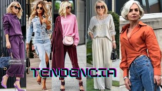 MODA TENDENCIA OTOÑO INVIERNO 2024 2025 OUTFIT BONITOS MODERNOS PARA MUJERES GUAPÍSIMAS [upl. by Langbehn]