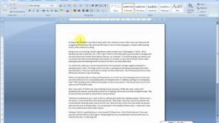 How to add straight lines to paragraphs  Word 2007 [upl. by Philomena134]