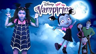 Vampirina Makeup Tutorial  Halloween Vampire Makeup Tutorial [upl. by Akimit]