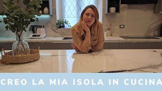 COME HO CREATO L ISOLA IN CUCINA DIY con i mobili base ikea [upl. by Budge276]