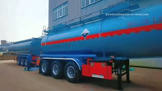 1929KL LLDPE Lined 94 Suphuric Acid Hydrochloric Acid Tanker [upl. by Thgiwed]