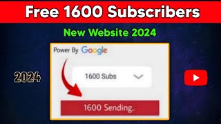 How To Get Free Subscribers On Youtube  Free Subscribers For Youtube  Free Subscribers Website [upl. by Zeta]