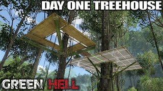 Day 1 of The New Building Update  Green Hell Gameplay  Part 1 [upl. by Eeryn144]