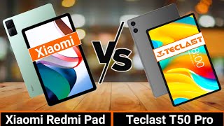 Xiaomi Redmi Pad VS Teclast T50 Pro  Which One is Better [upl. by Ginder]