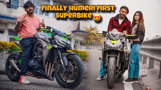 Finally apni first superbike laa lee 🤩  kasie laga surprise 😍  Goa EP  1 [upl. by Mikkanen]