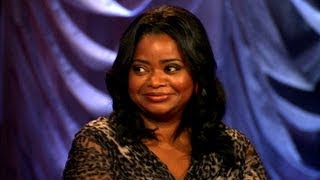 Oscars 2012 Octavia Spencer Discusses Her Oscar Win Standing Ovation and After Parties on GMA [upl. by Akeenahs]