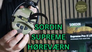 Sordin Supreme høreværn [upl. by Alram]