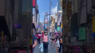 Times square 😍🤩 travel travelvlog downtown [upl. by Benedicto545]