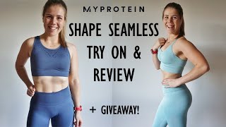 MYPROTEIN SHAPE SEAMLESS REVIEW  GIVEAWAY INJURY AND POWERLIFTING COMP [upl. by Torrin]