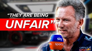 Christian Horner believes FIA is SABOTAGING Red Bull F1 and Max Verstappen [upl. by Macintyre]