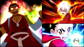 Rashad VS Valt and Shu Beyblade ultimate burst S3 ep9 [upl. by Drawe]