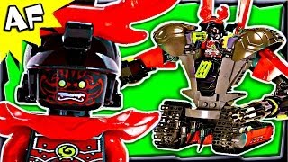 STONE WARRIOR MECH Custom Lego Ninjago Rebooted 70503 70500 70723 Animated Building Review [upl. by Muldon]