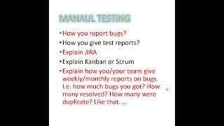 Infosys RealTime Manual Testing Interview Questions for exp 1 to 3 yrs manualtestingShorts 3 [upl. by Niveg]