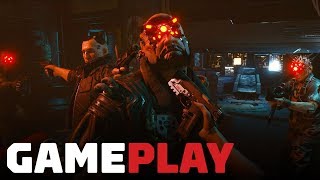 Cyberpunk 2077 Official Gameplay Combat and Cyberskills in Action [upl. by Lokkin542]