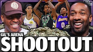 Gilbert Arenas Challenges EVERYONE To Shoot For 100k [upl. by Cassiani]