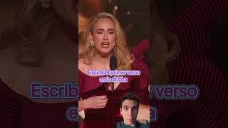 Badbunny descubre indirecta de Adele 😰 adele badbunny grammys reaccion acapella [upl. by Parent770]