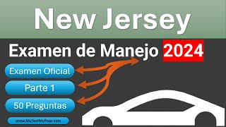 Las 50 Preguntas del Examen de Manejo New Jersey NJ DMV 2024 Parte 2 [upl. by Oswell]