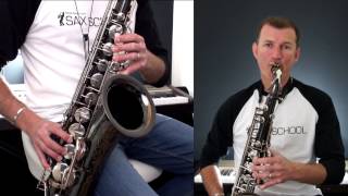 Getting started with Saxophone Overtones  Saxophone lesson from Sax School How to play saxophone [upl. by Yelsnit]