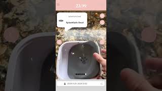 Discount Code in description  MessFree Dog Water Bowl  Keep Floors Clean amp Dog Hydrated [upl. by Virgin]