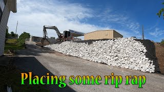 Stabilizing A Hillside With Rip Rap [upl. by Arndt705]