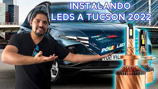 Como instalar luces led a Hyundai Tucson 2022 9005 o HB3 [upl. by Ratep]