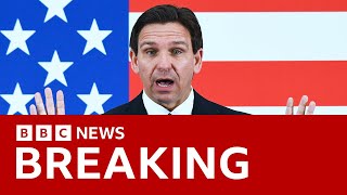 Ron DeSantis launches 2024 White House bid  BBC News [upl. by Kcaz]