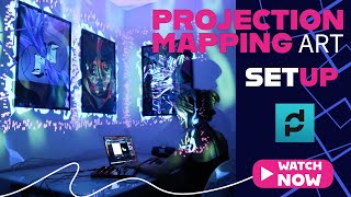 Projection mapping setup [upl. by Enamrej]