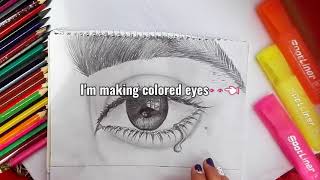 How can you make an eye image like a real eye  art drawing artist eye colors beautiful [upl. by Meit]