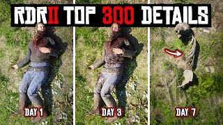 300 INCREDIBLE DETAILS You MISSED in Red Dead Redemption 2 [upl. by Ellak]