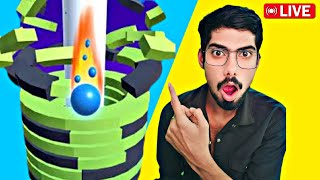 ShahrukhSM7080🤯Stack Ball 🔴LIVE 34D Gaming🇮🇳🎮📲 [upl. by Hobard]