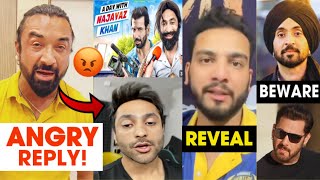 LAFDA Ajaz Khan ANGRY Reply to Harsh Beniwal’s Video…😡 Elvish Yadav  Salman Khan Diljit Dosanjh [upl. by Westfall]