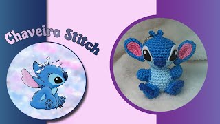 Aprenda a Fazer um Stitch de Chaveiro Amigurumi [upl. by Josefa]