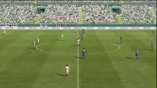 AC Ajaccio  SC Bastia 12 PES 2013  Ligue 1 20122013 9ème Journée  CPU Vs CPU [upl. by Rafaelia852]