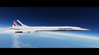 Concorde  Montreal to Nice France  PART 2 of 2  Descent to Landing with commentary [upl. by Yecad815]