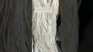 7 Essential Tips For Weaving With Linen loomweaving schachtspindle weavers [upl. by Elockin]