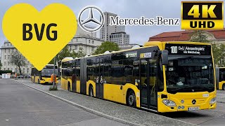 Bus Shift  0930  1430  Line 142  147  Mercedes Benz eCitaro G  BVG Berlin  Germany [upl. by Yrekcaz811]