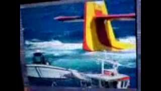 Canadair CL215 accident sea sinking [upl. by Charisse563]