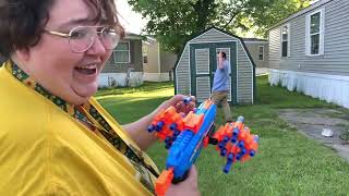 Zuru XShot Insanity Series Manic Nerf Gun Review and Tests [upl. by Scandura140]