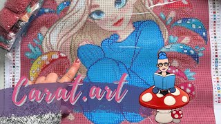 Diamond Painting Unboxing  Caratart Collection „Mushroom Season“  Mushroom Girl  Super Cosy [upl. by Golda]