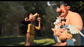 Asterix Movie Funny ClipThe Mansions of The GodsAsterix and Obelix [upl. by Yrelle]