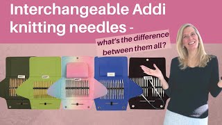 Interchangeable Addi knitting needles  how do they compare [upl. by Yllatan]