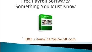 Free Payroll Software Something You Must Know [upl. by Ennirroc]