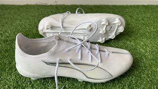 Puma Ultra Ultimate FGAG Boots Review  On Feet amp Unboxing ASMR 4K [upl. by Crosley]