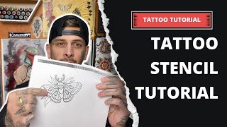 How To Make A Tattoo Stencil [upl. by Notsnhoj278]