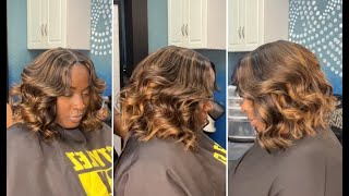 Easy amp Quick Messy Bob Haircut amp Wave Hairstyle Tutorial for Women [upl. by Natika]