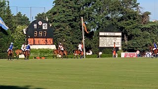 Abierto de Polo de Tortugas 2024  SEMI La Dolfina 12  La Hache 11 algunos goles [upl. by Aelyk]