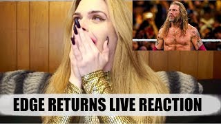 WWE ROYAL RUMBLE 2020  EDGE RETURNS LIVE REACTION [upl. by Wolbrom519]