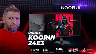 UNBOXING  KOORUI 24E3 165HZ 1080P 1MS IPS 🔥🔥🔥 [upl. by Agata]