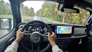 2024 Jeep Wrangler Sport S  POV Test Drive [upl. by Carlin949]