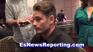 chris algieri vs manny pacquiao EsNews [upl. by Nosirb]